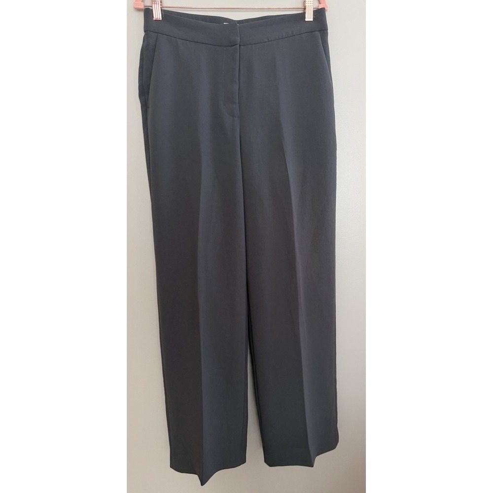 Wilfred Aritzia The Effortless Pant Wide Leg Pleated Trousers Women's Size 10